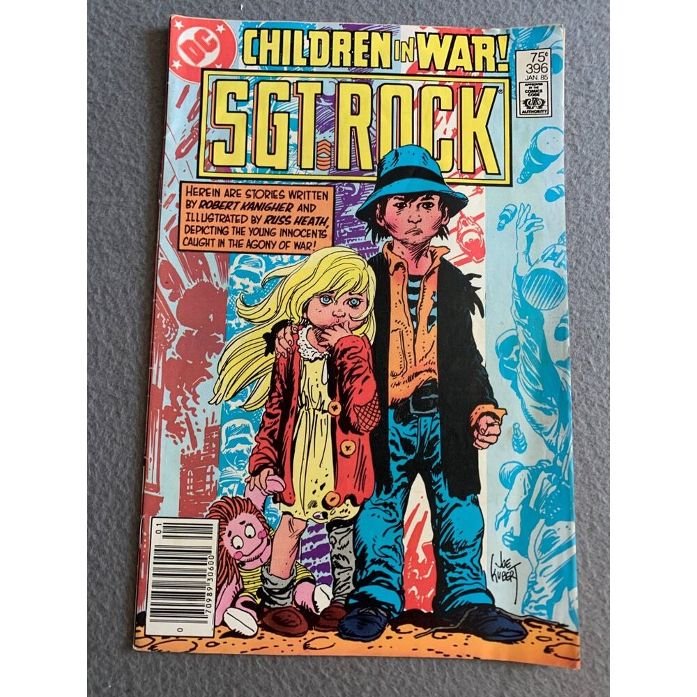 DC Comics Sgt. Rock #396 Comic Book 1984 Children In War Issue Jan 1985